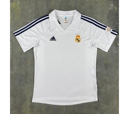 Real Madrid 01/02 Home White Soccer Jersey